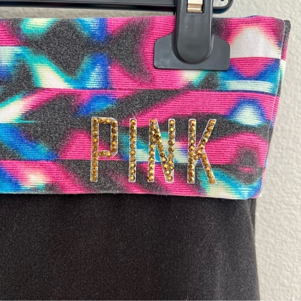 Vintage Y2K Victoria's Secret PINK
Rhinestone Fold Over Yoga Pants - Aztec Print - Picture 7 of 10